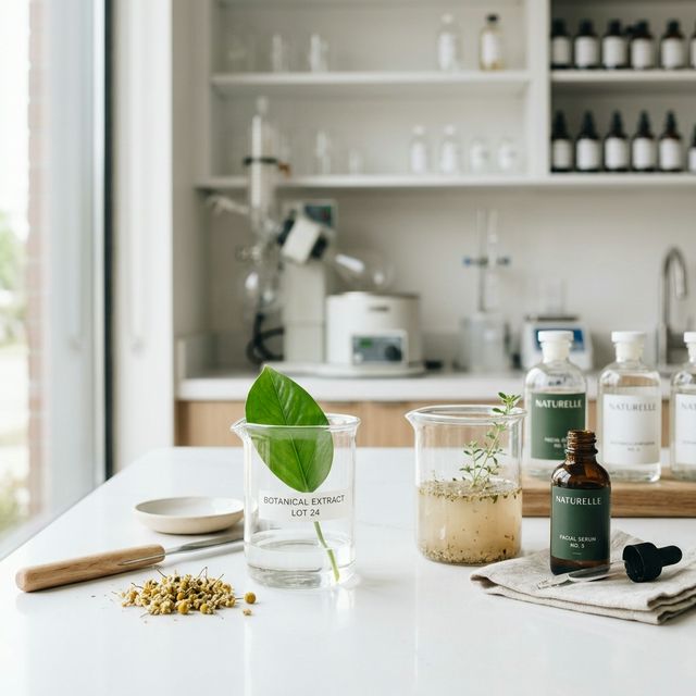 High-end cosmetic formulation laboratory